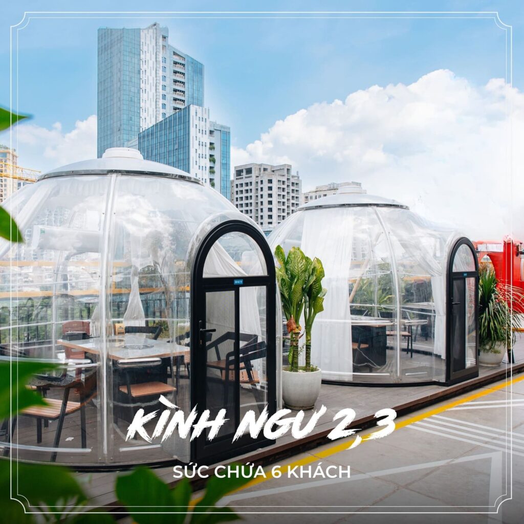 ZONE KÌNH NGƯ – ẨM THỰC TRONG TRÁI CẦU THỦY TINH GIỮA TRỜI